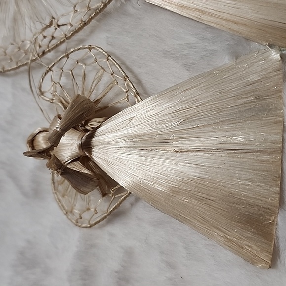 ANGELS  ORNAMENTS  CORN HUSK 🌽 - Picture 2 of 9